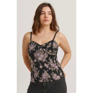 TALULA ‎ | Floral Print Y2K Cottagecore Feminine Style Cami Top Sz. Large